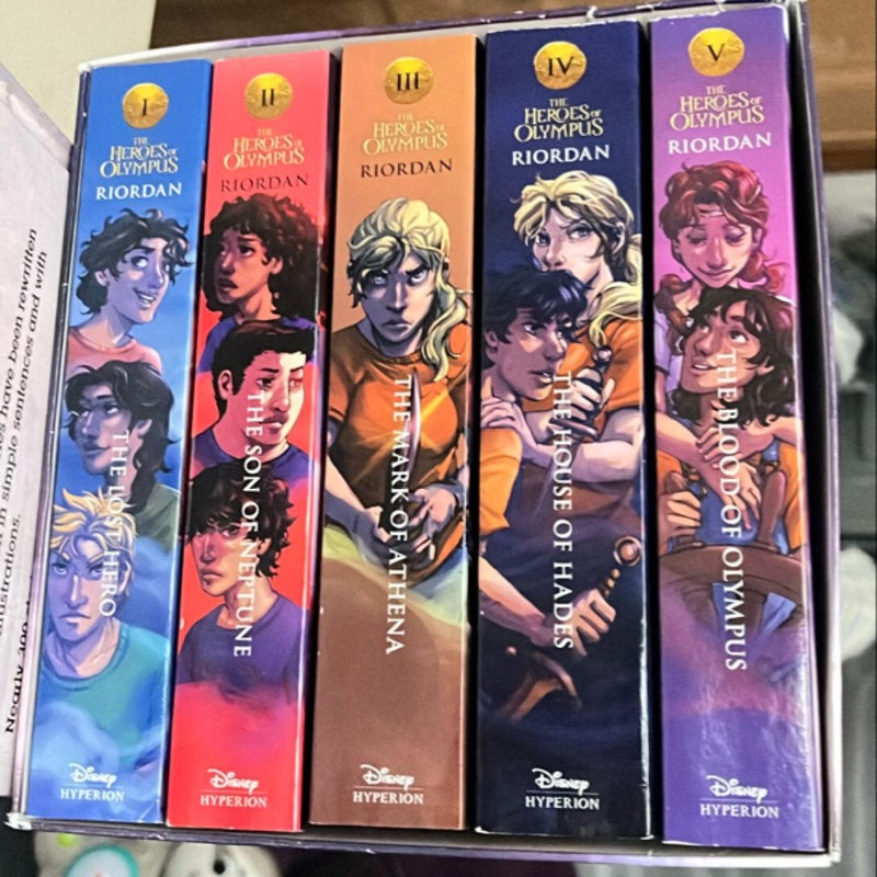 The Heroes of Olympus Paperback Boxed Set