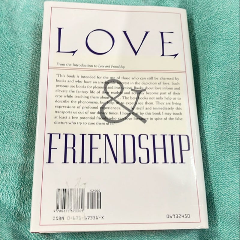 Love and Friendship