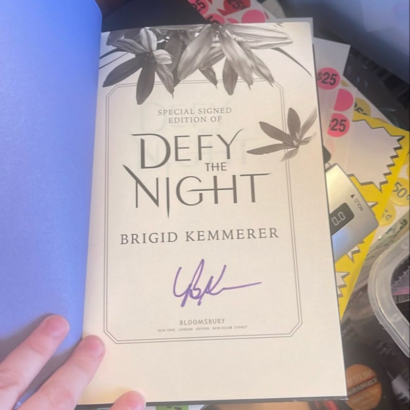 Defy the Night Bookish Box Signed 