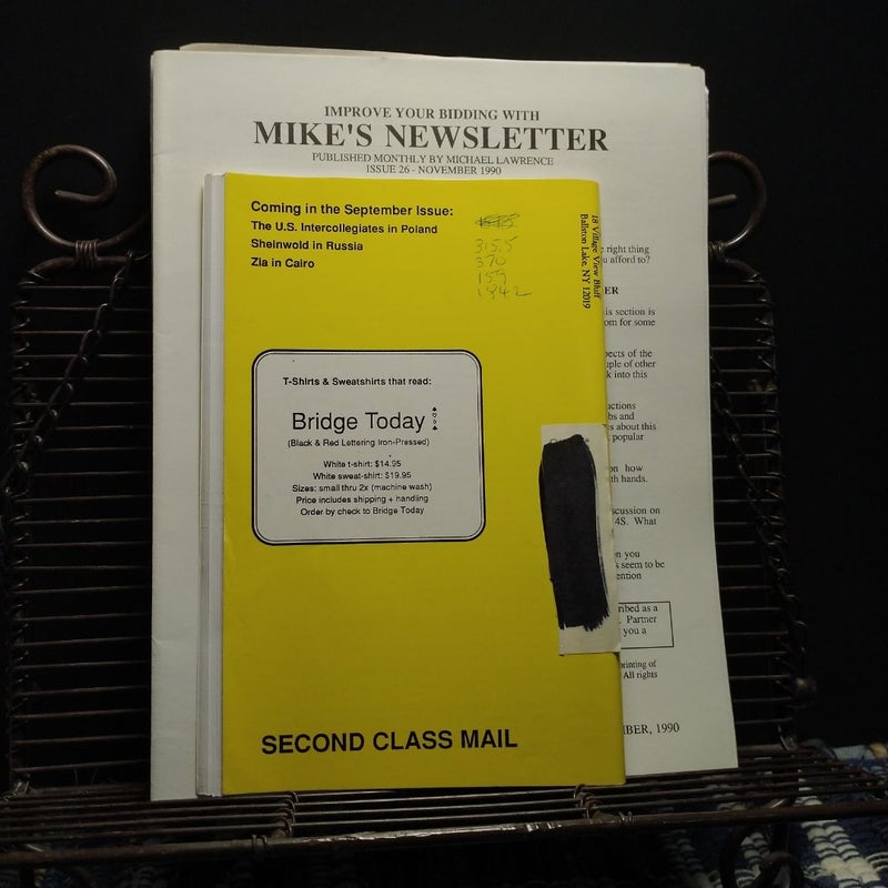 Bundle Bidge Today  Anniversary Issue and Mikes Newsletter