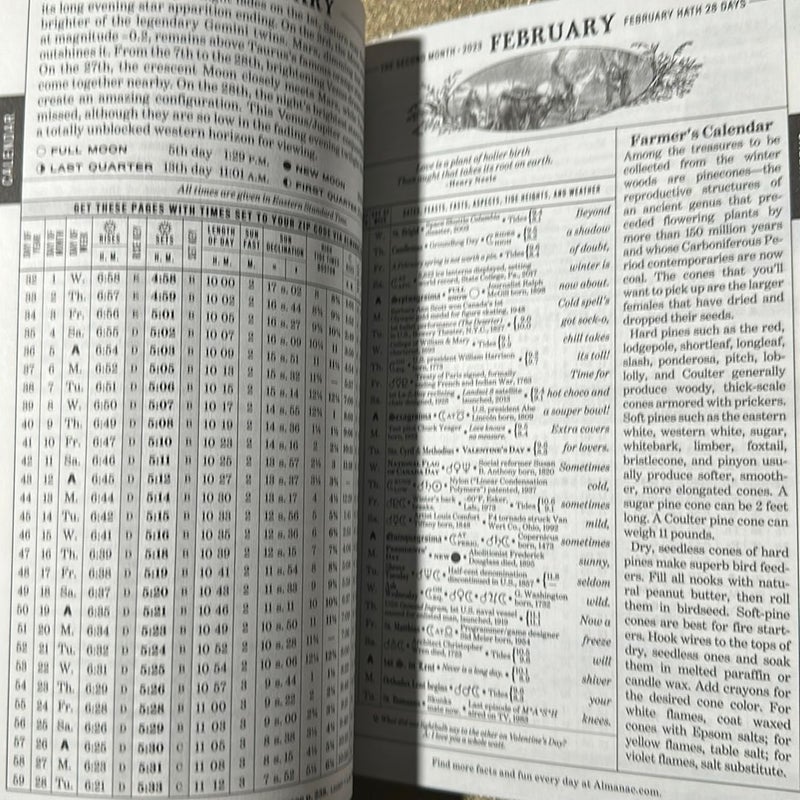 The 2023 Old Farmer's Almanac Trade Edition