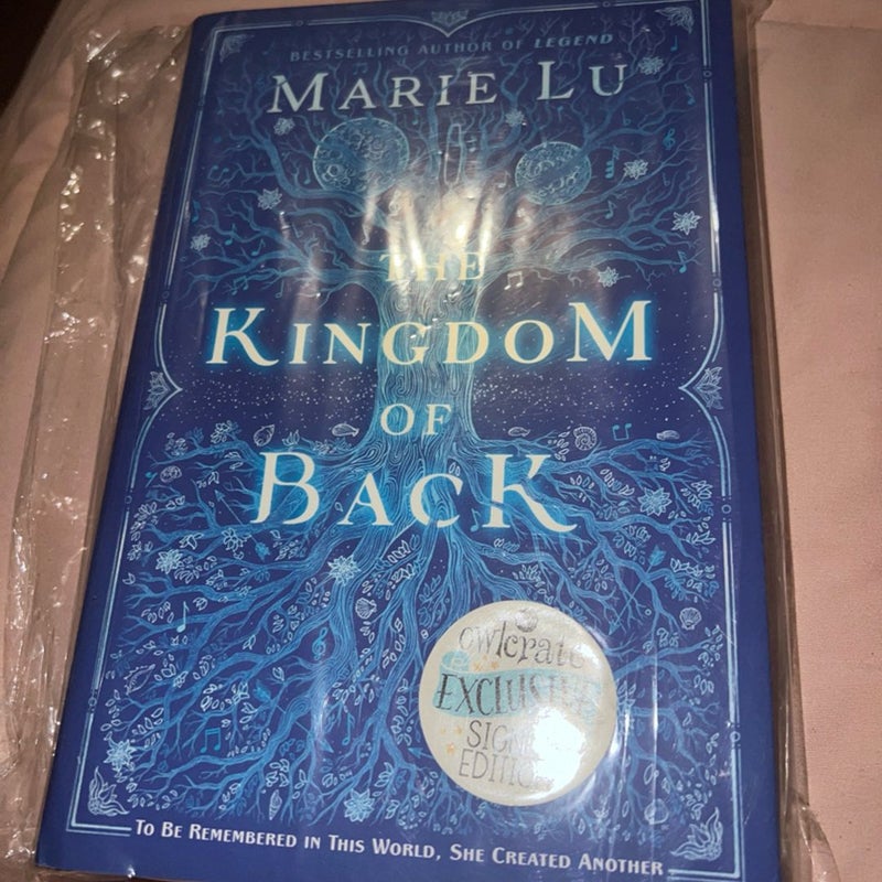 The Kingdom of Back by Marie Lu OWLCRATE Excl. Signed 1st Ed. w/ Author Letter