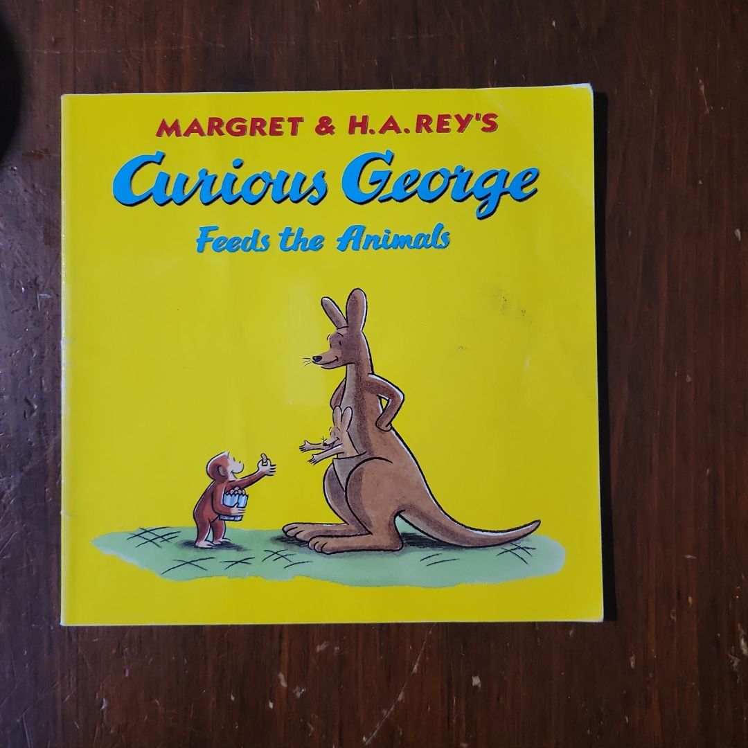 Curious George Feeds the Animals (8x8 with Stickers)