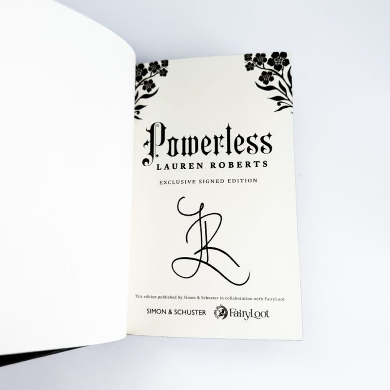 Powerless, Reckless, Powerful (SIGNED Fairyloot Exclusive Editions)