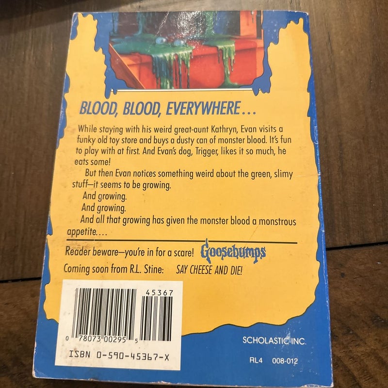 Goosebumps Monster Blood 1992 edition