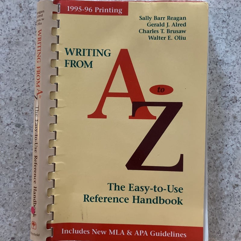 Writing from A to Z