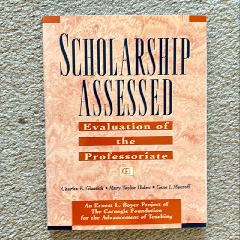 Scholarship Assessed