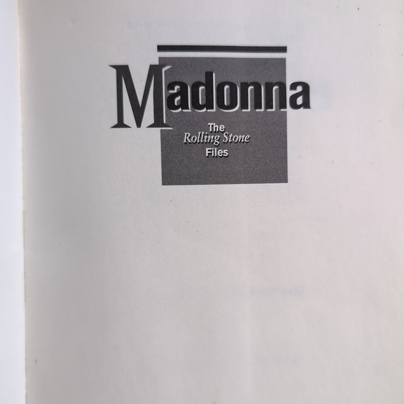 Madonna The Rolling Stone Files