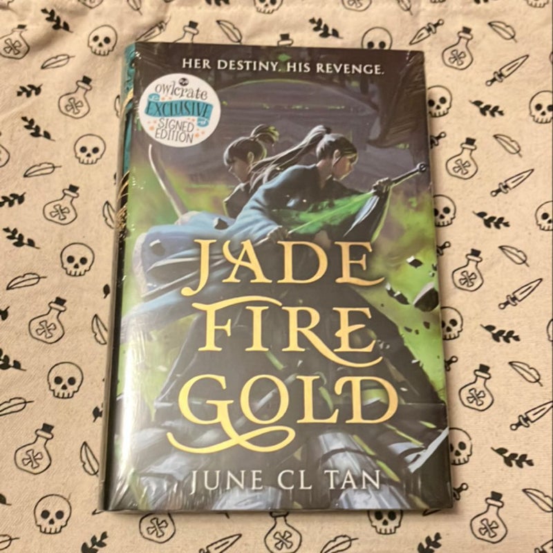 Jade Fire Gold * OWLCRATE *