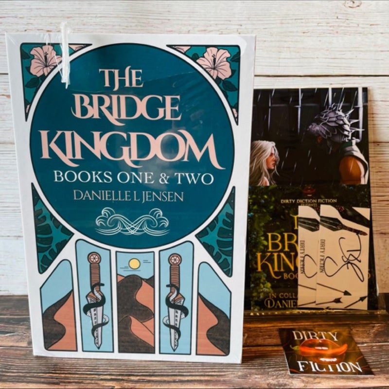 Dirty Diction The Bridge Kingdom Box Set Danielle L. Jensen Signed Bookplates