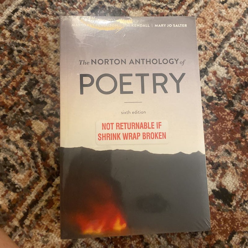 The Norton Anthology of Poetry 6e W/Reg CR