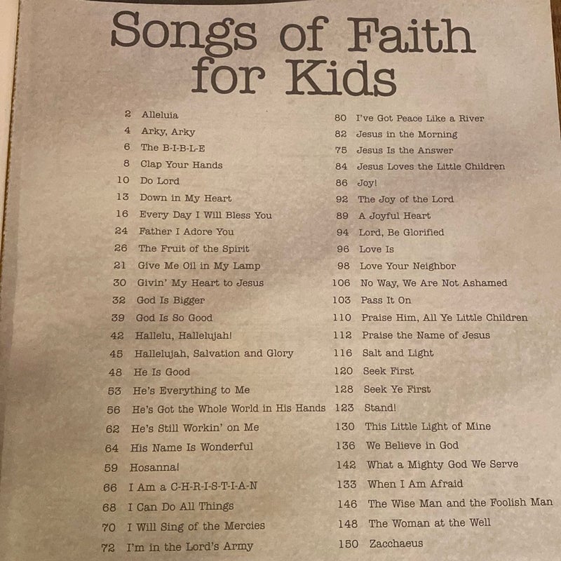 Songs of Faith for Kids: The Christian Musician