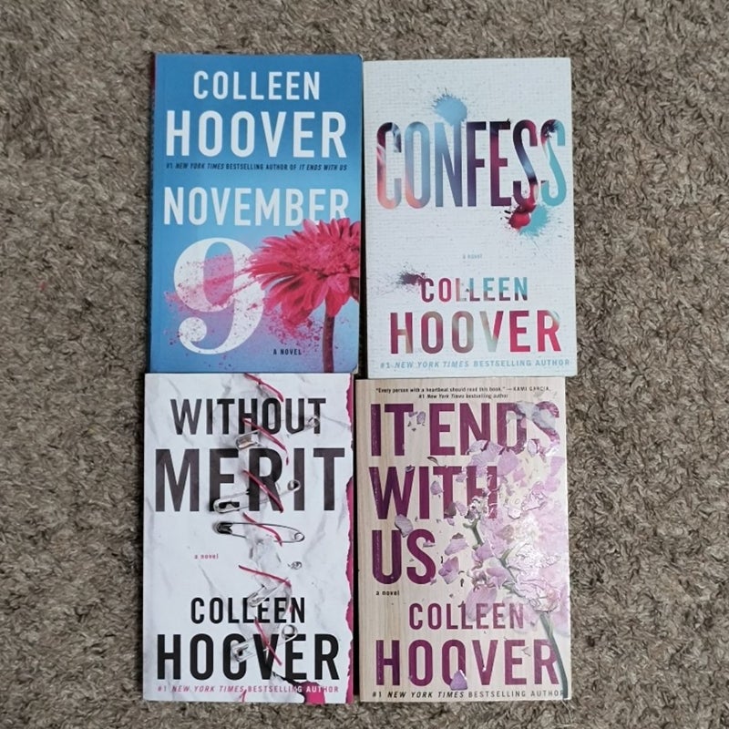 Colleen Hoover - set of 4 