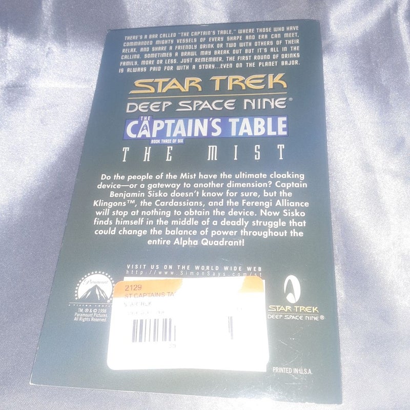 Star Trek Deep Space Nine The Captains Table Benjamin Sisko The Mist