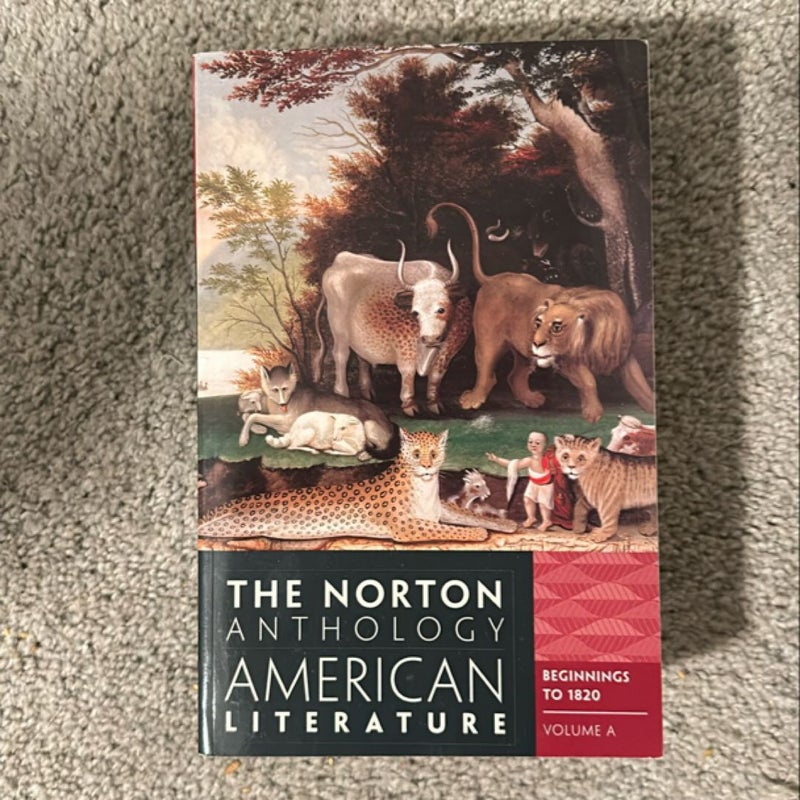 The Norton Anthology of American Literature