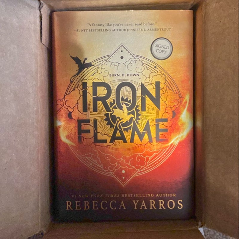 Iron Flame SIGNED