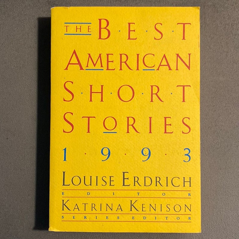 The Best American Short Stories, 1993