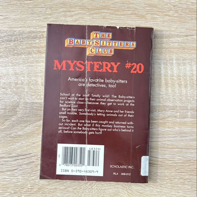 Mary Anne and the Zoo Mystery (Leaving 3/1)