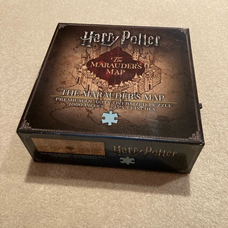 Harry Potter Marauder’s Map 1000pc puzzle