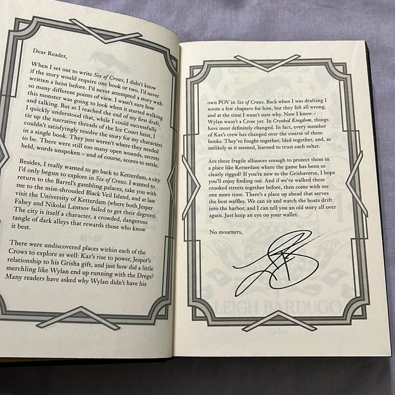 Crooked Kingdom- Collector’s Edition (signed) 
