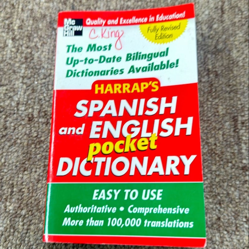 Harrap's Spanish and English Pocket Dictionary