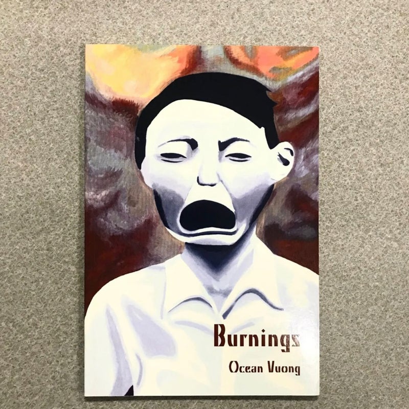 Burnings - Ocean Vuong / 1st ed INSCRIBED Sibling Rivalry Press 2010 RARE 