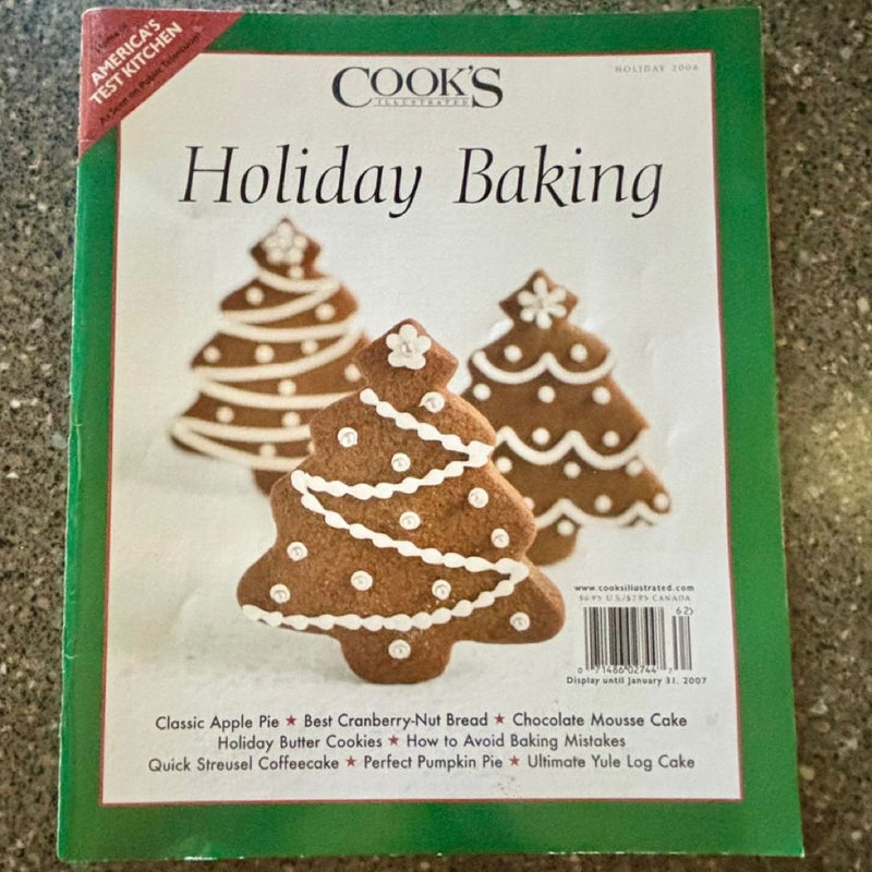 Cooks illustrated holiday, baking