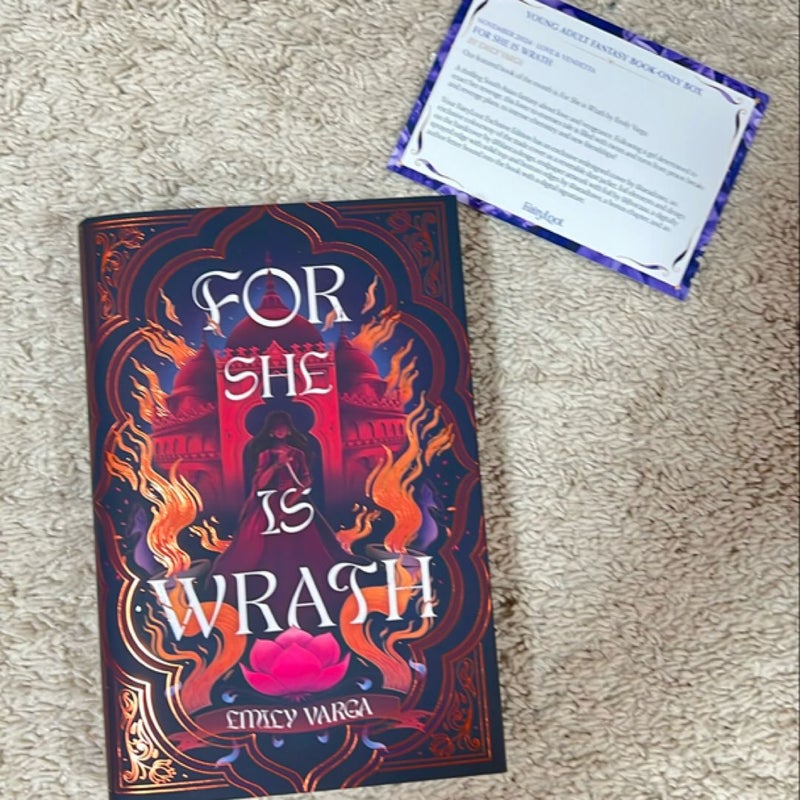 For She Is Wrath Fairyloot Special Edition