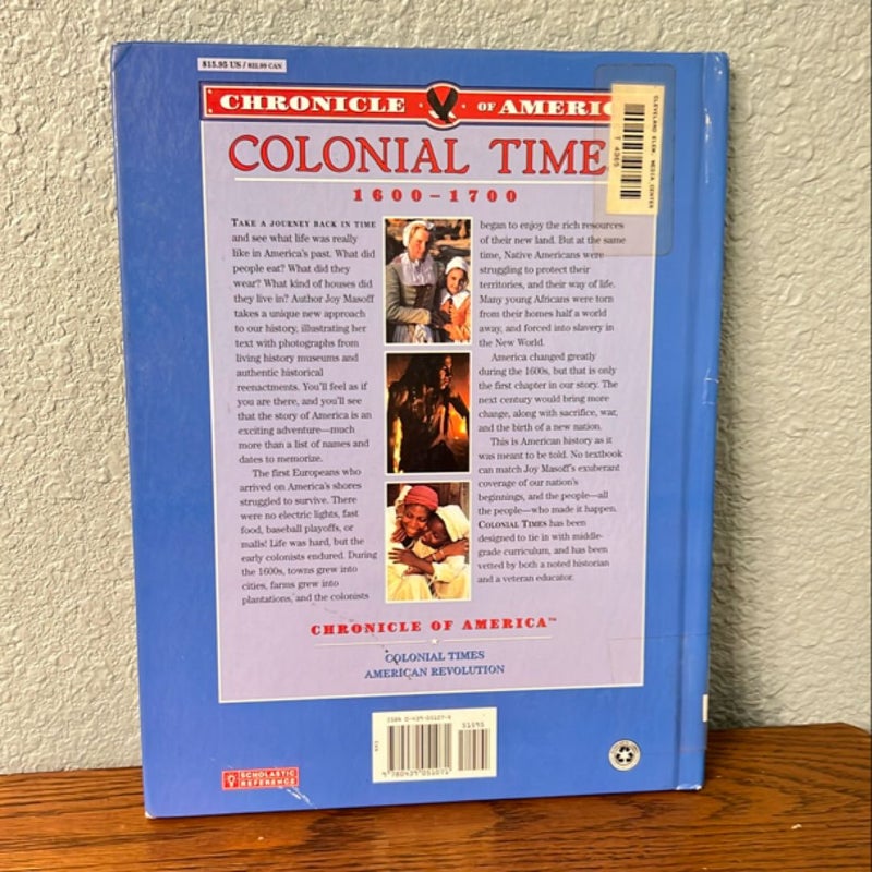 Colonial Times, 1600-1700