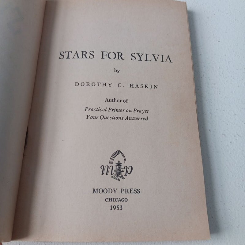 Stars For Sylvia - 1953 - Moody Youth Library 