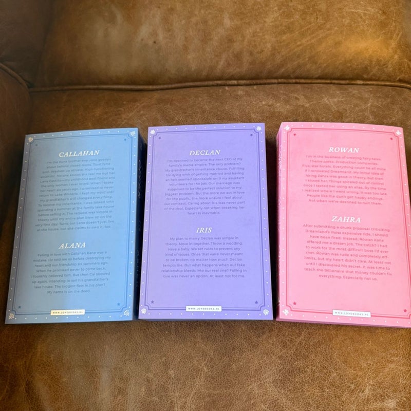 Dreamland Billionaires by Lauren Asher Special Edition Set Signed Bookplate