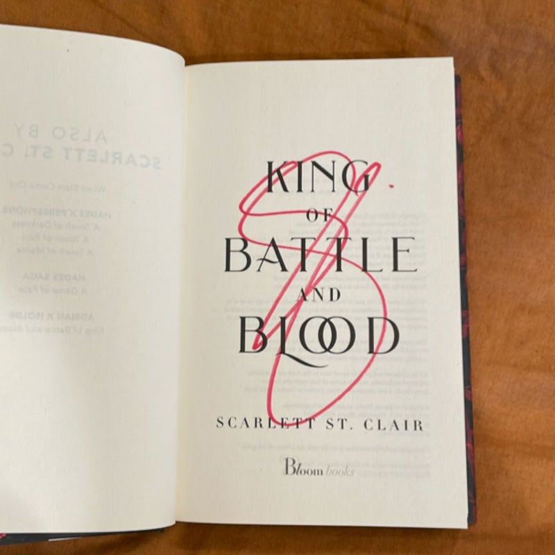 King of Battle and Blood (**SIGNED**)