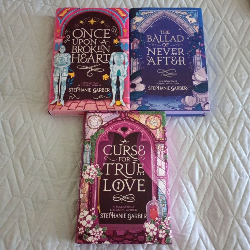 Once Upon A Broken Heart Trilogy Fairyloot Exclusive Editions with Digital Signatures