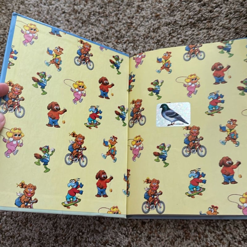 Kermit and the new bicycle 