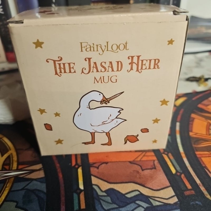 Fairyloot The Jasad Heir Fairyloot Exclusive Goose Quote Glass Mug Sara Hashem