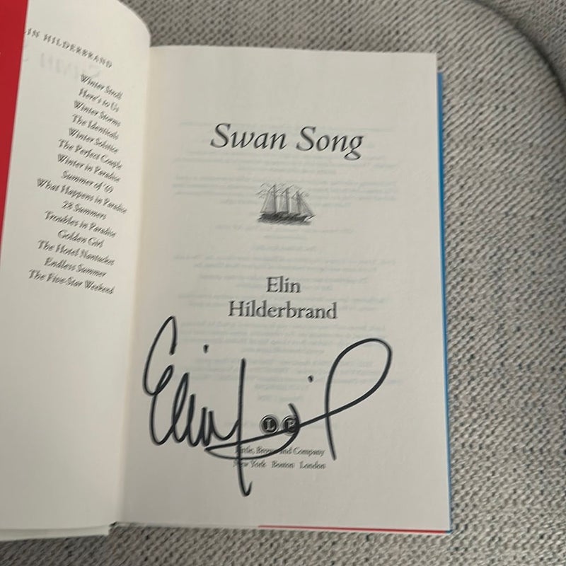 Swan Song - signed copy