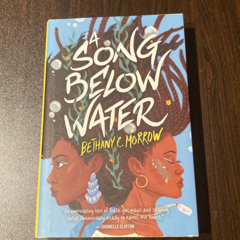 *signed bookplate* A Song below Water