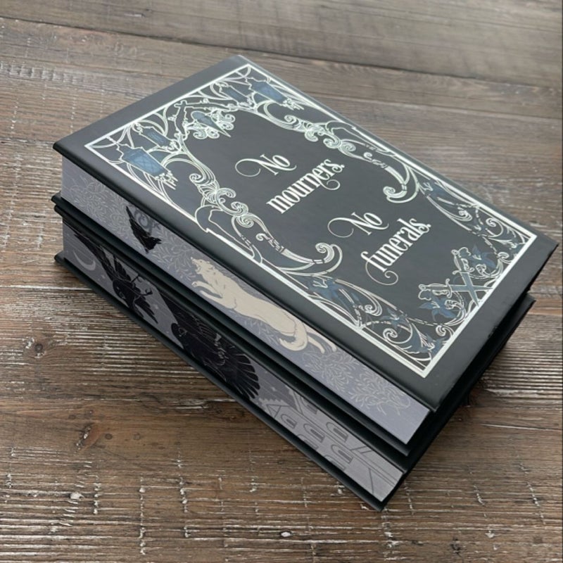 Six of Crows & Crooked Kingdom Signed Owlcrate Editions by