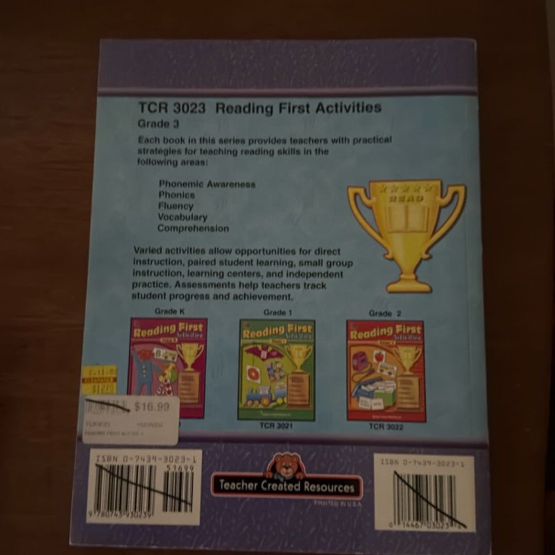 Reading First Activities, Grade 3
