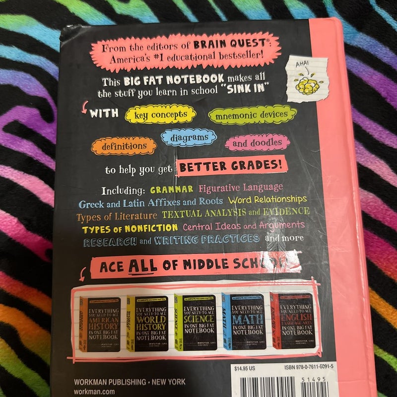 Everything You Need to Ace English Language Arts in One Big Fat Notebook