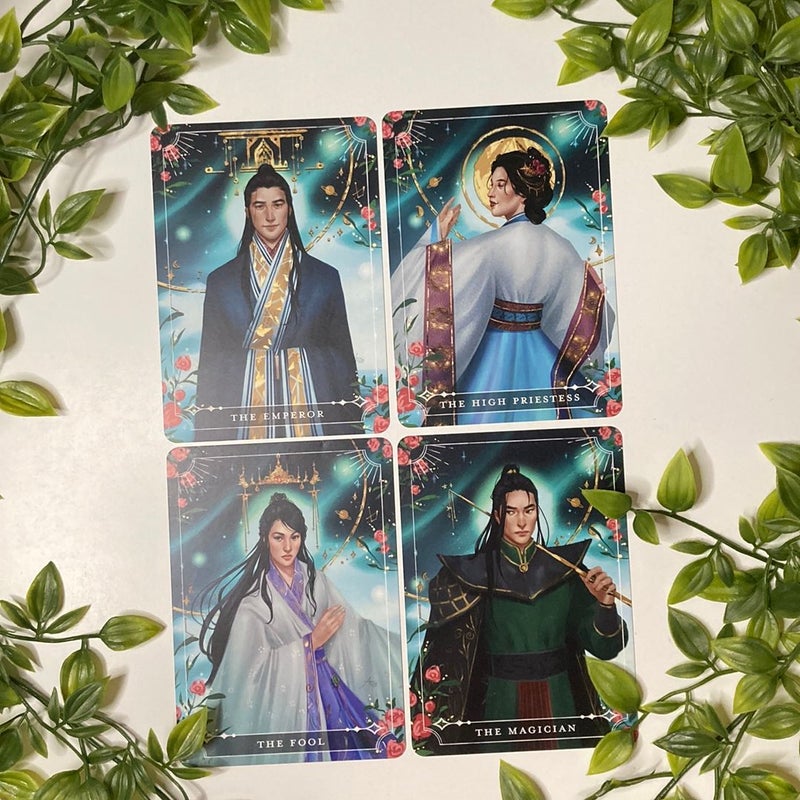 FairyLoot Tarot Cards The High Priestess, Emperor, Fool & Magician (Daughter of the Moon Goddess) 