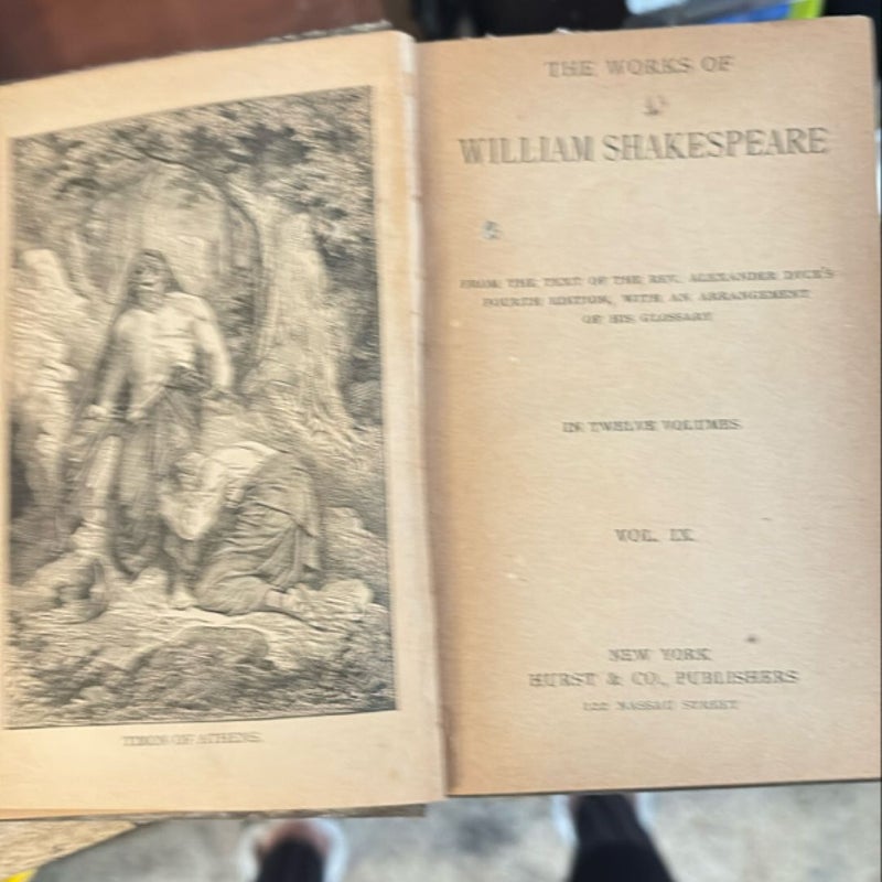 William Shakespeare four book collection