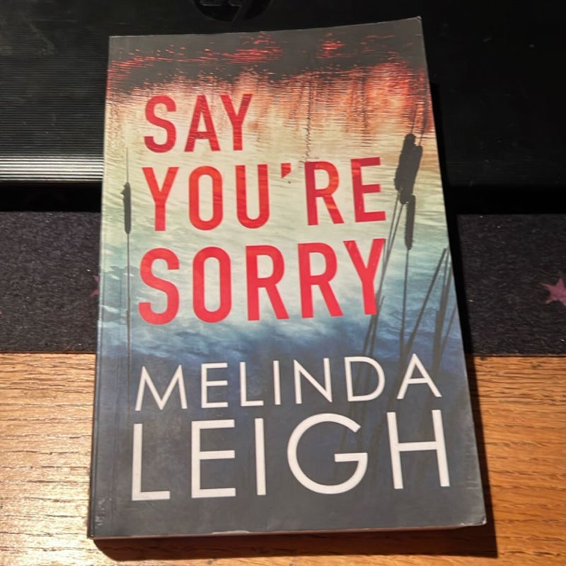 Say You're Sorry