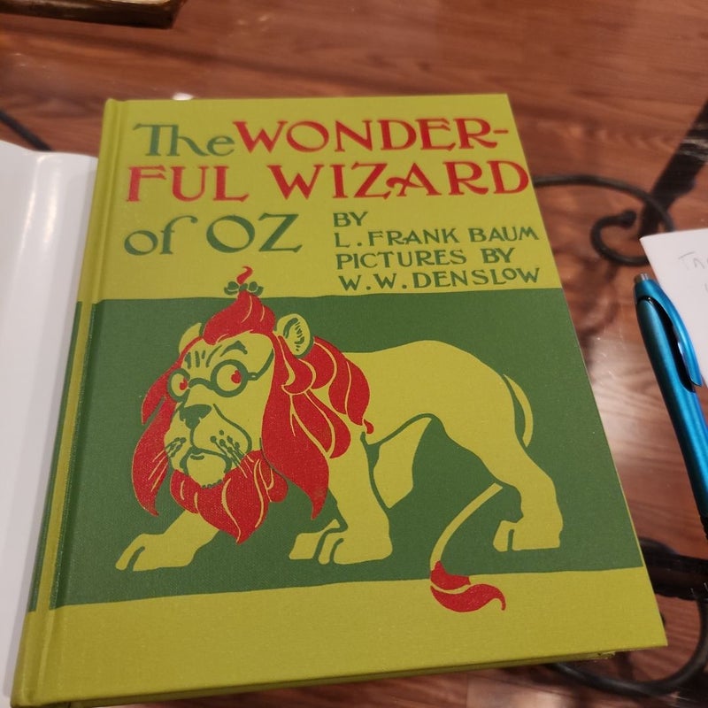 The Wonder Wizard of Oz Reproduction 1st Edition ( Signed) Hardcover