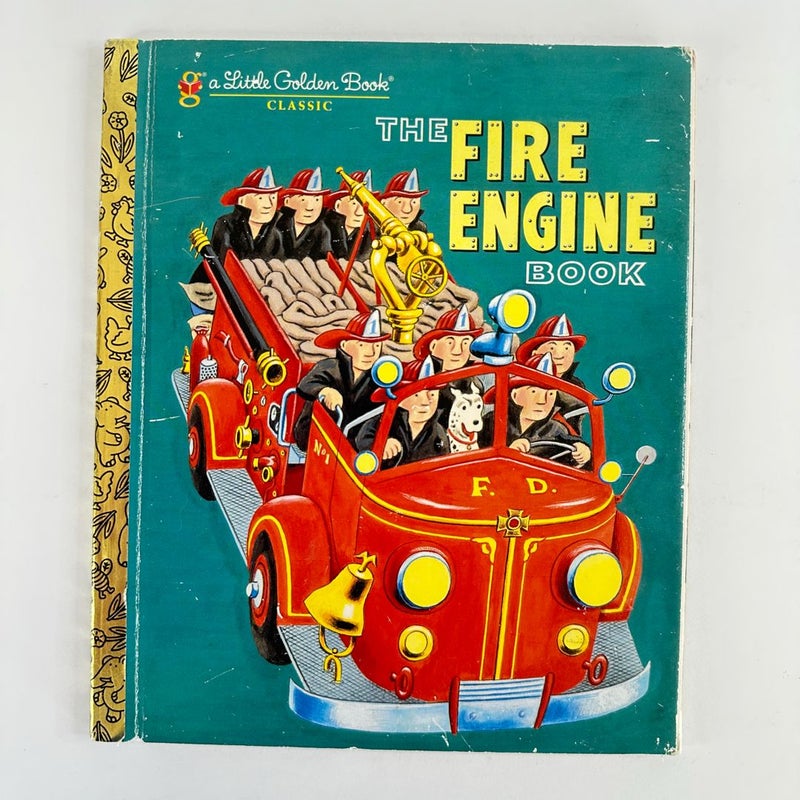 Fire Trucks/Engines Little Golden Books-Lot of 2