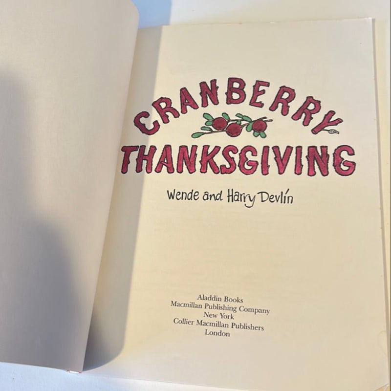 Cranberry Thanksgiving