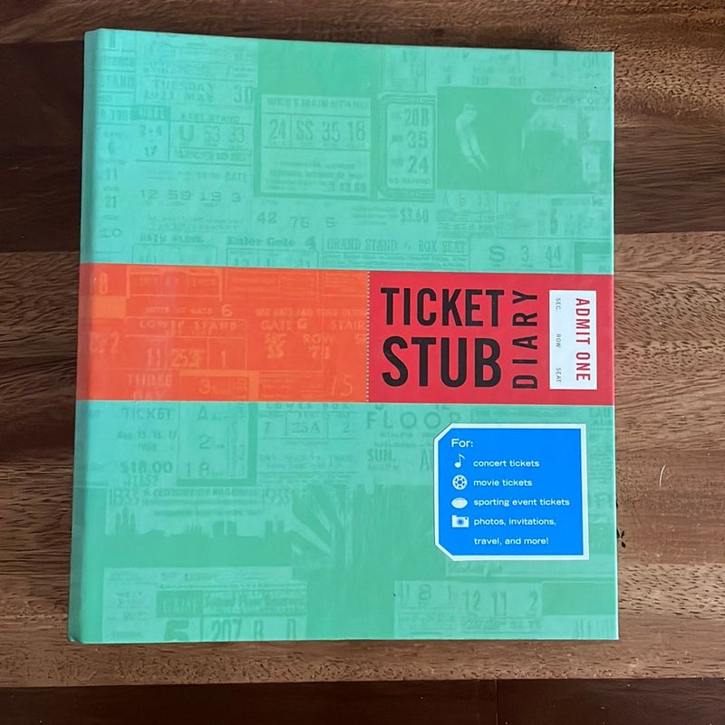 Ticket Stub Diary by Eric Epstein, Hardcover Pangobooks