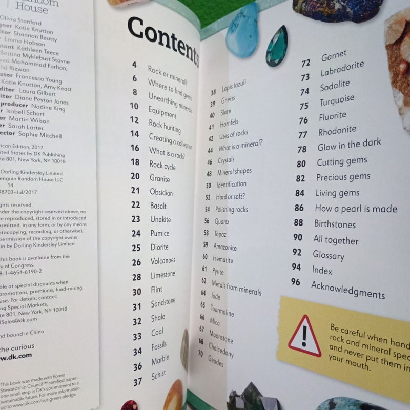 My Book of Rocks and Minerals