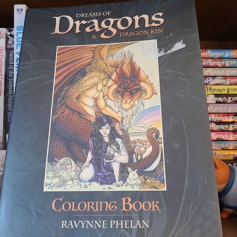 Dreams of Dragons and Dragon Kin Coloring Book