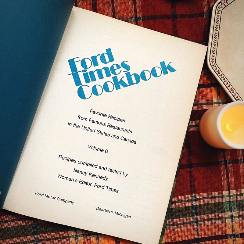 Ford Times Cookbook